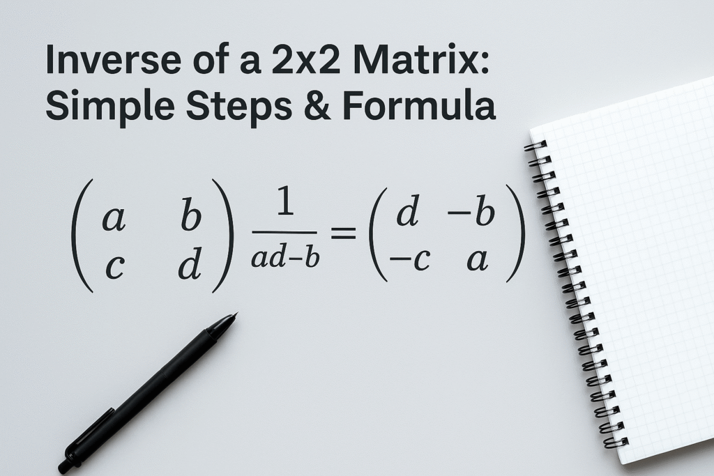 inverse of a 2x2 matrix
