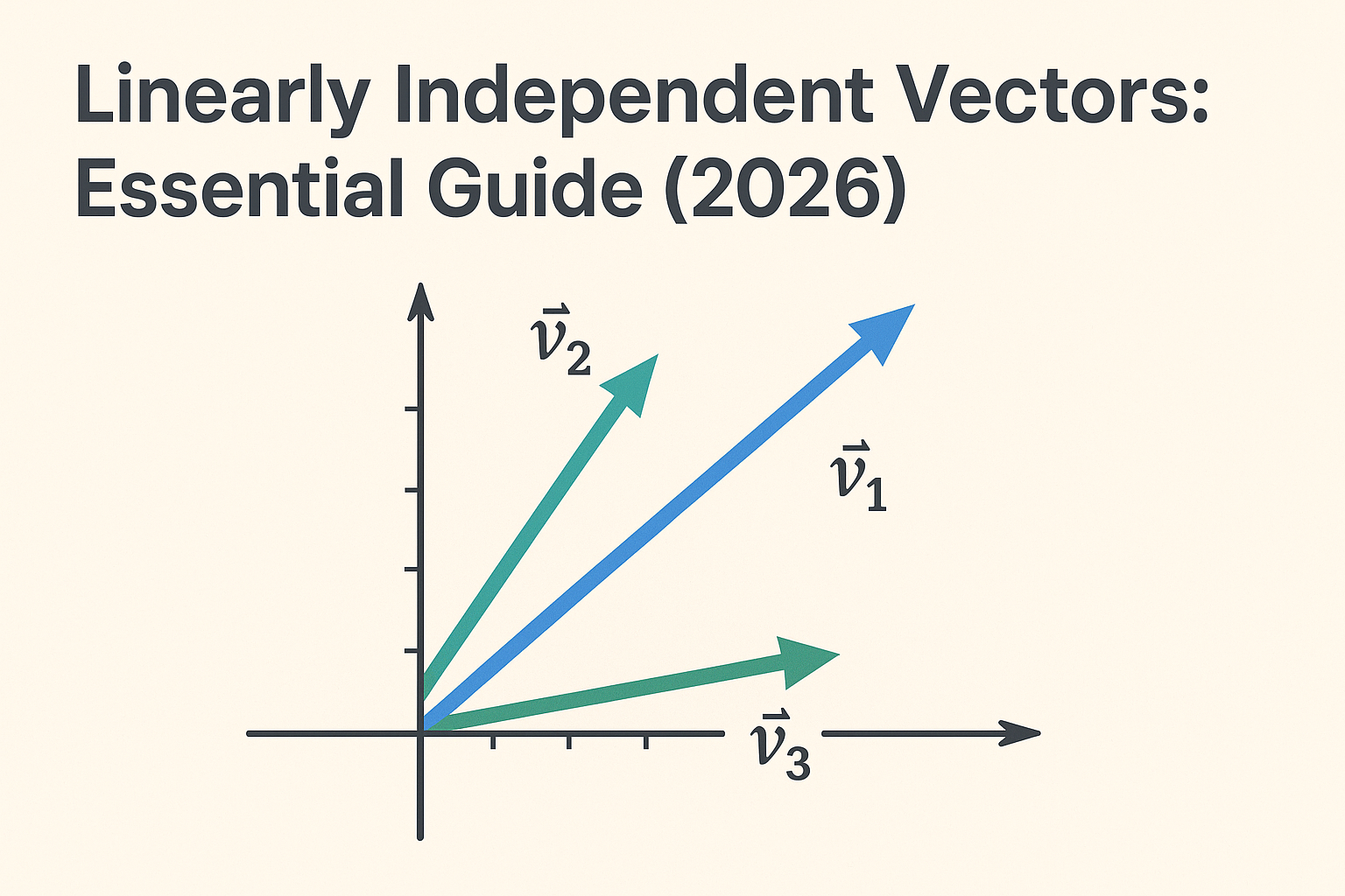linearly independent vectors